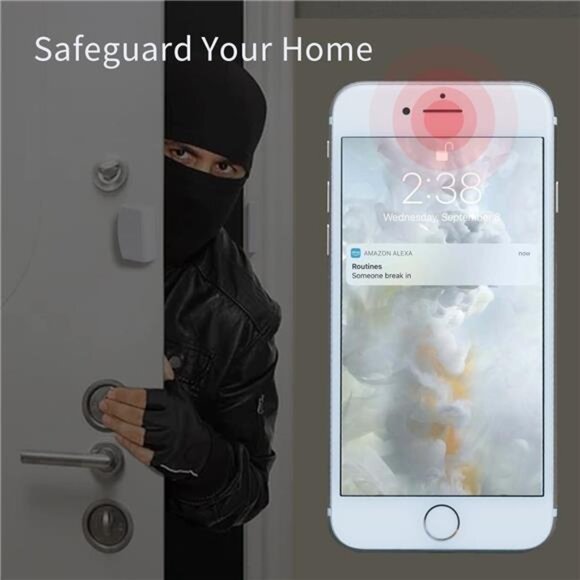 Zigbee Contact Sensor, Door and Window Monitor, Home Automation, Home Assistant - Picture 4 of 7